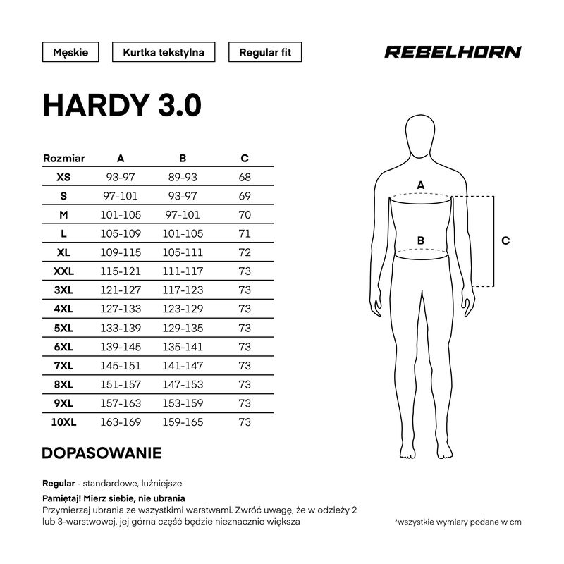 Мотокуртка текстильная Rebelhorn HardyIII черный/серый/флуо/желтый