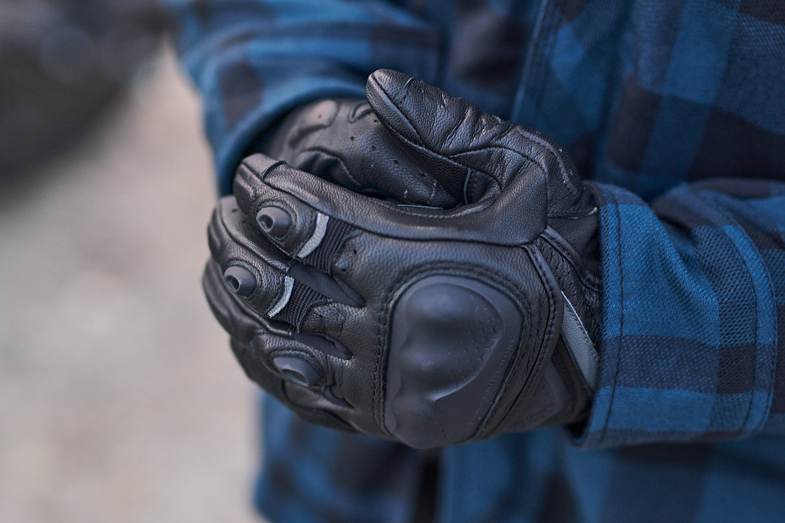 Мотоперчатки кожаные SHIMA SPARK 2.0 черный