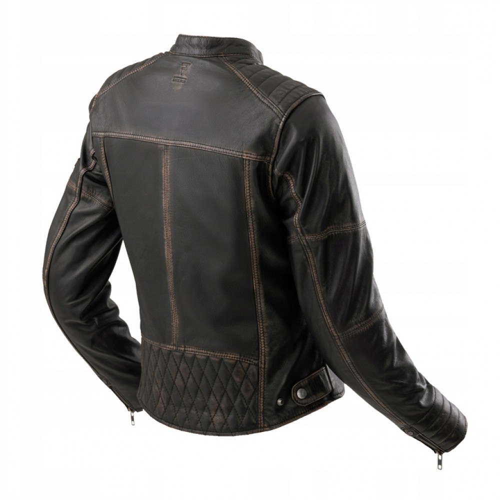 Мотокуртка женская кожаная Rebelhorn Hunter II винтажный коричневый