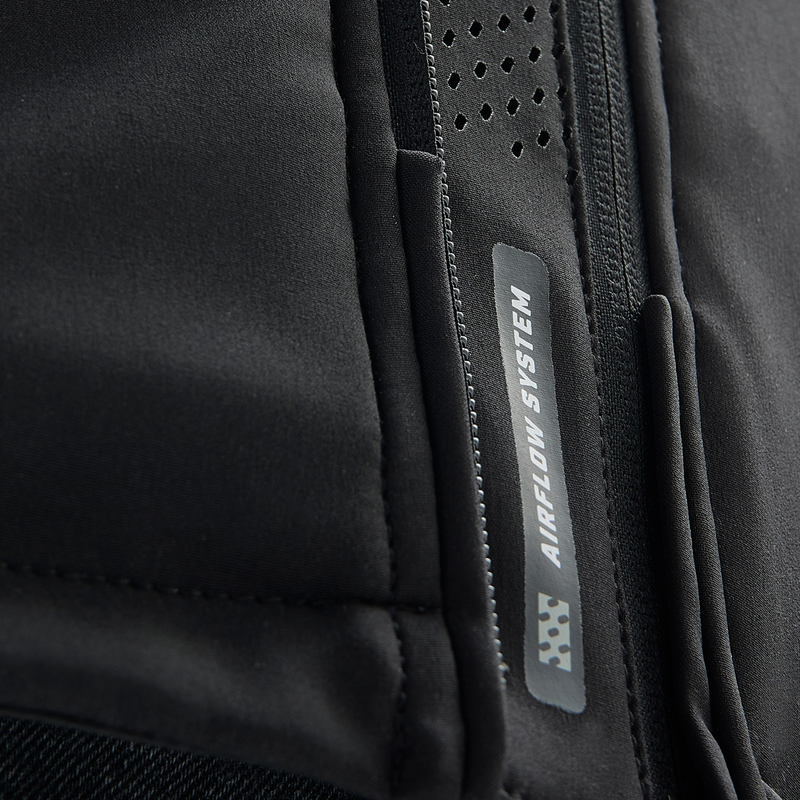 Мотокуртка текстильная Rebelhorn Slash черный белый