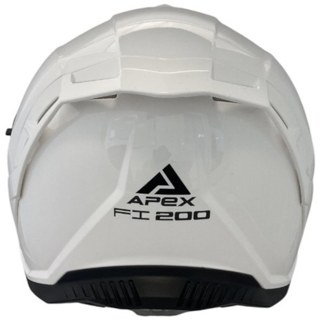 Мотошлем Apex FI200 белый