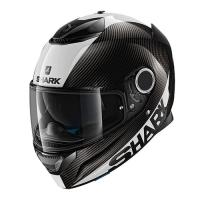 Мотошлем Shark Spartan 1.2 Carbon Skin белый черный Мотошлем Shark Spartan 1.2 Carbon Skin белый черный
