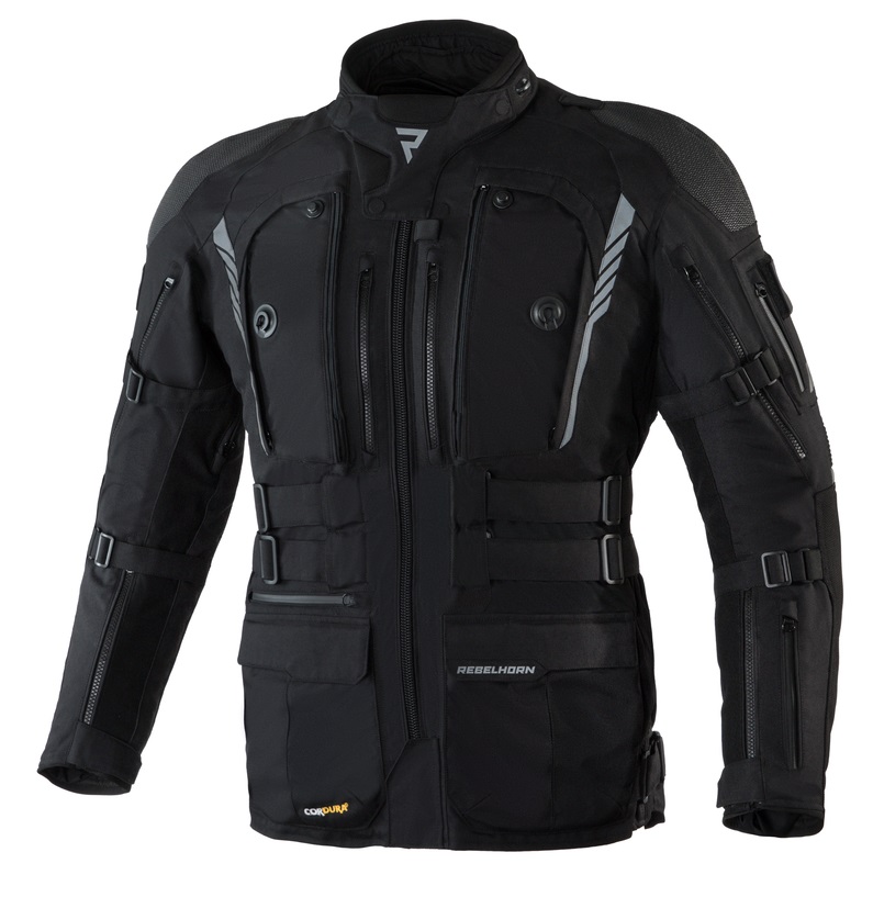 Мотокуртка текстильная Rebelhorn Patrol черный Мотокуртка текстильная Rebelhorn Patrol черный