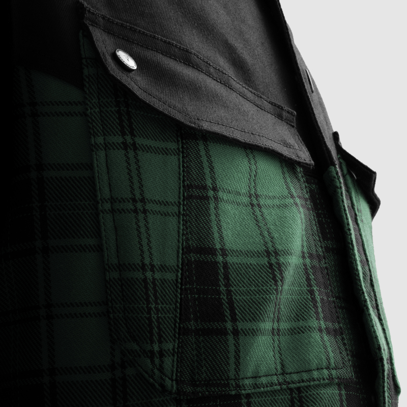 Моторубашка Rebelhorn Shifter зеленый черный