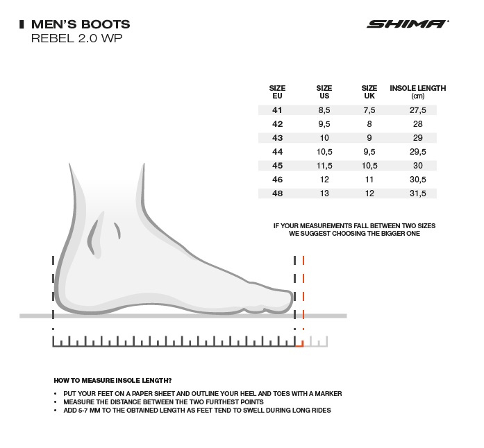 Мотокроссовки SHIMA REBEL 2.0 WP (с мембраной) черный