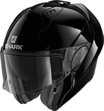 Мотошлем Shark EVO ES Blank черный - магазин Motostyles