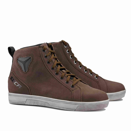 Мотоботы Seca Kent коричневый - магазин Motostyles