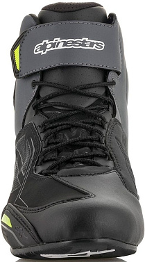 Мотоботы Alpinestars Faster 3 DRYSTAR черный/флуо/серый/желтый - магазин Motostyles