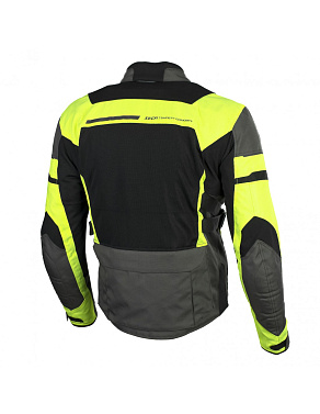Мотокуртка текстильная Seca Orkan II черный/титановый/флуо