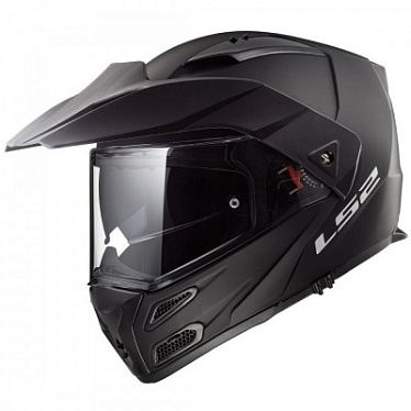Мотошлем LS2 FF324 Metro Evo P/J матовый черный - магазин Motostyles