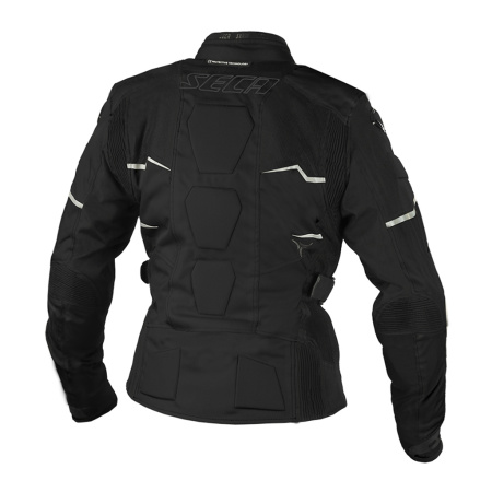 Мотокуртка женская текстильная Seca Stream III черный - магазин Motostyles