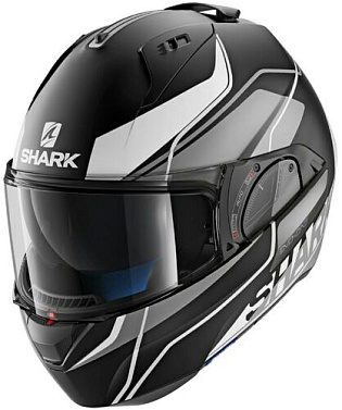 Мотошлем Shark EvoOne V2 Krono белый/черный/серый - магазин Motostyles