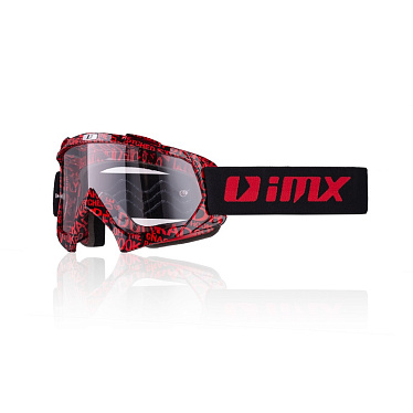 Мотоочки IMX MUD Graphic красный черный - магазин Motostyles