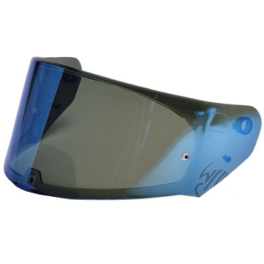 Визор мотошлема LS2 FF390 зеркальный голубой - магазин Motostyles