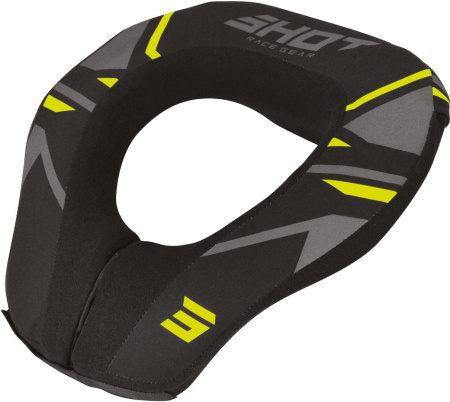 Защита шеи Shot PROTECTOR 2.0 черн/желт/неон - магазин Motostyles
