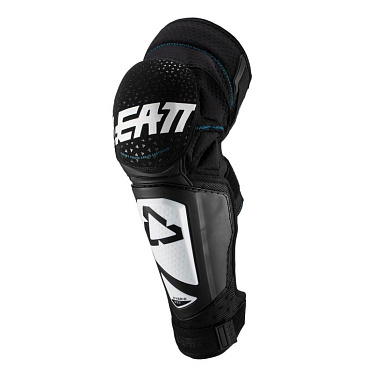 Наколенники Leatt Knee & Shin Guard 3DF Hybrid EXT черный белый - магазин Motostyles