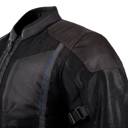 Мотокуртка текстильная Rebelhorn Scandal черный - магазин Motostyles