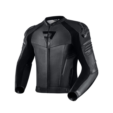 Мотокуртка кожаная Rebelhorn Vandal черный - магазин Motostyles