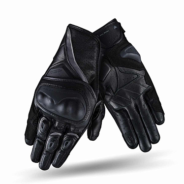 Мотоперчатки кожаные SHIMA SPARK 2.0 черный - магазин Motostyles