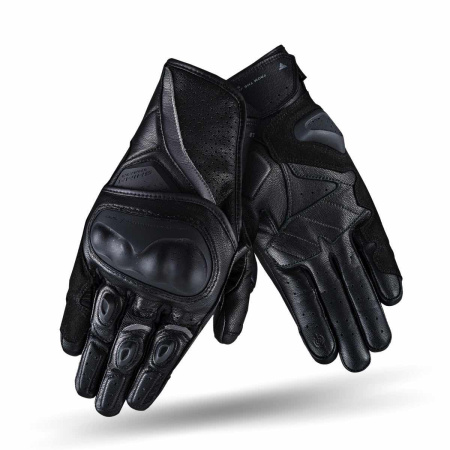 Мотоперчатки кожаные SHIMA SPARK 2.0 черный - магазин Motostyles