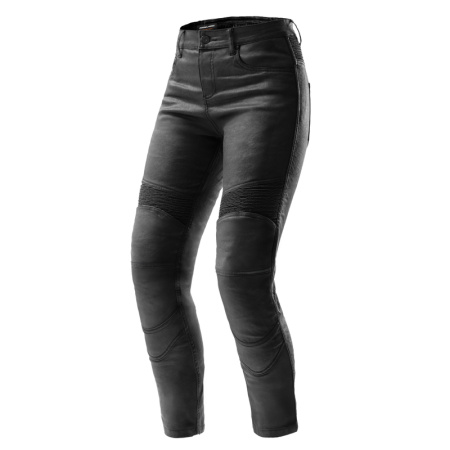 Мотоджинсы женские Ozone Roxy2 стираный черный - магазин Motostyles