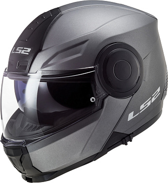 Мотошлем LS2 FF902 Scoupe Solid + PINLOCK матовый титановый - магазин Motostyles