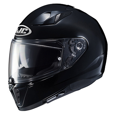 Мотошлем HJC I70 глянцевый черный - магазин Motostyles