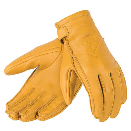 Мотоперчатки кожаные Broger Alaska винтажный песочный - магазин Motostyles