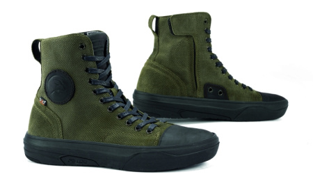 Мотоботы Falco Lennox3 зеленый - магазин Motostyles