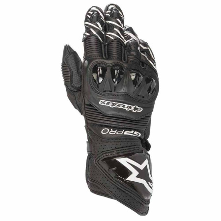 Мотоперчатки кожаные Alpinestars GP PRO R3 черный - магазин Motostyles