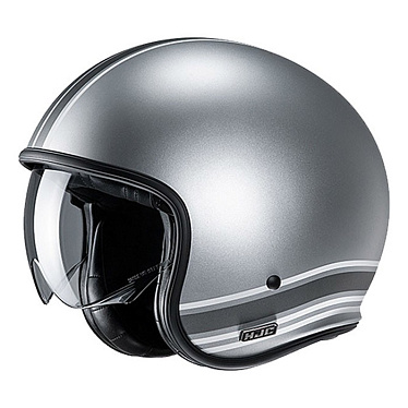 Мотошлем HJC V30 Senti серебряный - магазин Motostyles