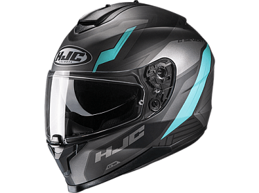 Мотошлем HJC C70 Silon черный голубой