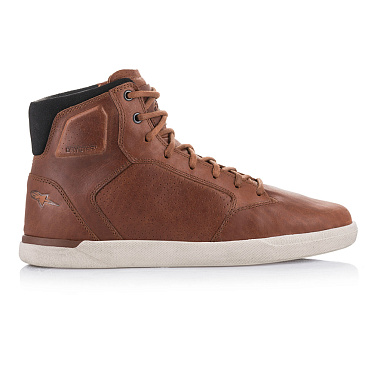 Мотоботы Alpinestars J-Cult DRYSTAR коричневый - магазин Motostyles