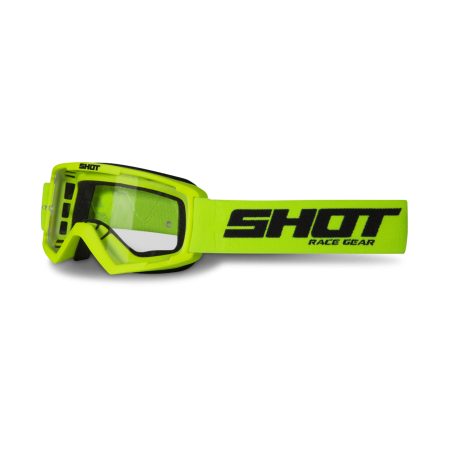 Мотоочки детские Shot ROCKET желтый неон - магазин Motostyles