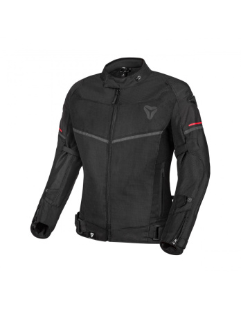 Мотокуртка женская текстильная Seca Stream Evo черный - магазин Motostyles
