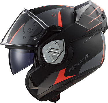 Мотошлем LS2 FF906 Advant Codex матовый черный титановый - магазин Motostyles