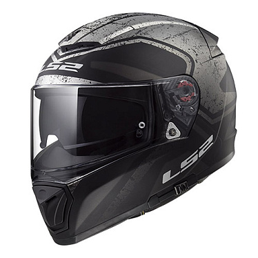 Мотошлем LS2 FF390 Breaker Bold матовый/черный/титановый - магазин Motostyles