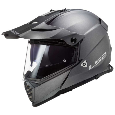 Мотошлем LS2 MX436 Pioneer Evo матовый титан - магазин Motostyles