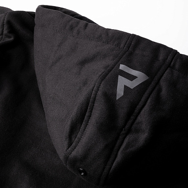 Мотохуди на молнии текстильная Rebelhorn Hoodie черный - магазин Motostyles