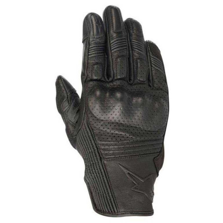 Мотоперчатки кожаные Alpinestars Mustang черный - магазин Motostyles