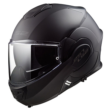Мотошлем LS2 FF399 Valiant Noir матовый черный - магазин Motostyles