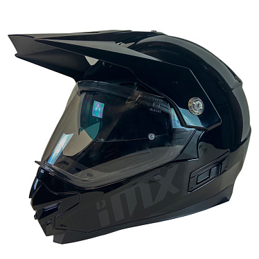 Мотошлем IMX MXT-01 глянцевый черный - магазин Motostyles