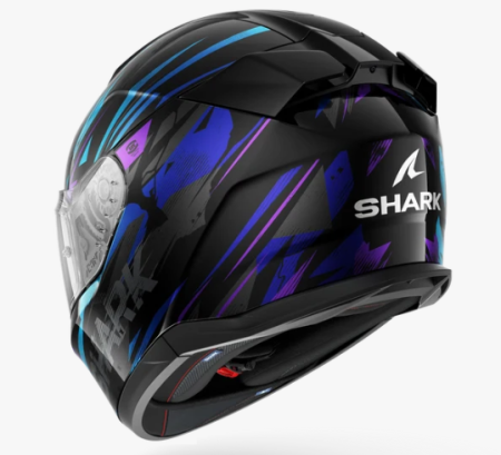 Мотошлем Shark D-Skwal 3 INKRIDER черный/хамелеон/антрацит - магазин Motostyles
