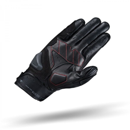 Мотоперчатки кожаные SHIMA SPARK 2.0 черный красный - магазин Motostyles