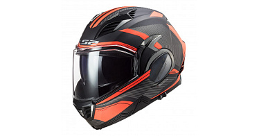 Мотошлем LS2 FF900 Valiant2 Revo титановый оранжевый - магазин Motostyles