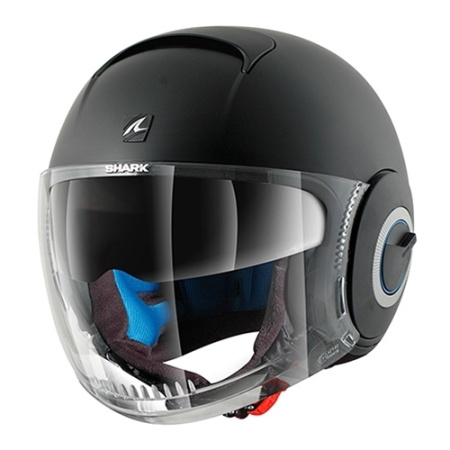 Мотошлем Shark Nano Blank матовый черный - магазин Motostyles