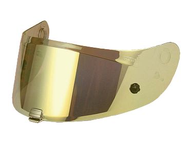 Визор мотошлема HJ-20M IS-17 зеркальный золотой - магазин Motostyles