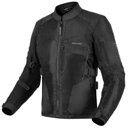 Мотокуртка текстильная Rebelhorn Scandal II черный - магазин Motostyles