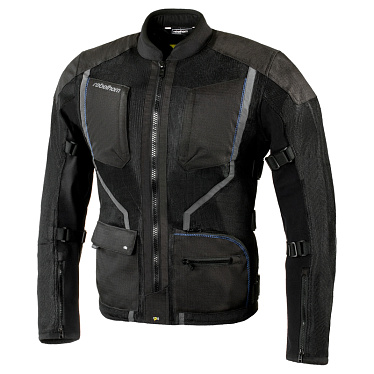 Мотокуртка текстильная Rebelhorn Scandal черный - магазин Motostyles