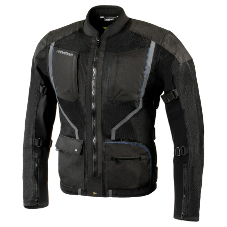 Мотокуртка текстильная Rebelhorn Scandal черный - магазин Motostyles